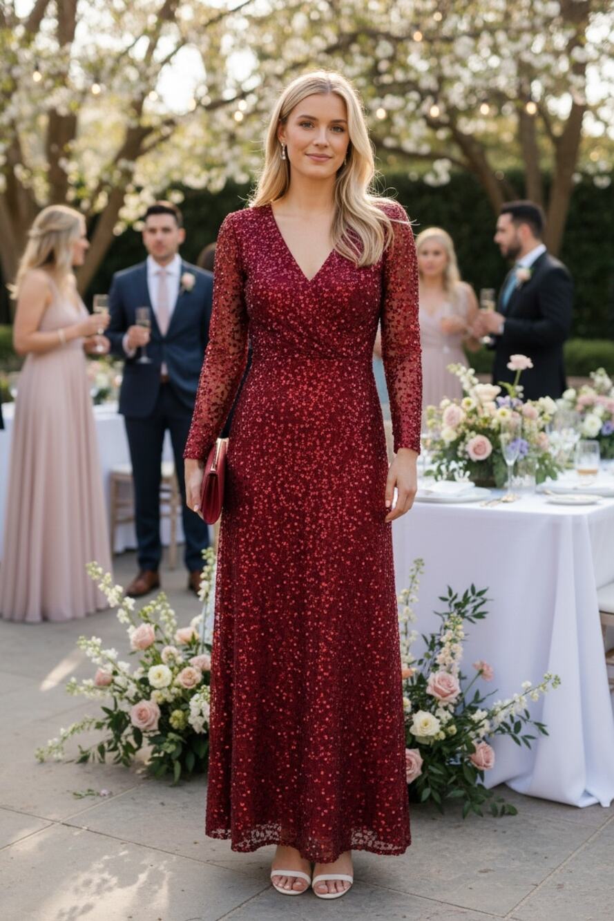 NWT ADRIANNA PAPELL DRESS GOWN RED MOTHER OF THE BRIDE FORMAL EVENING WEDDING